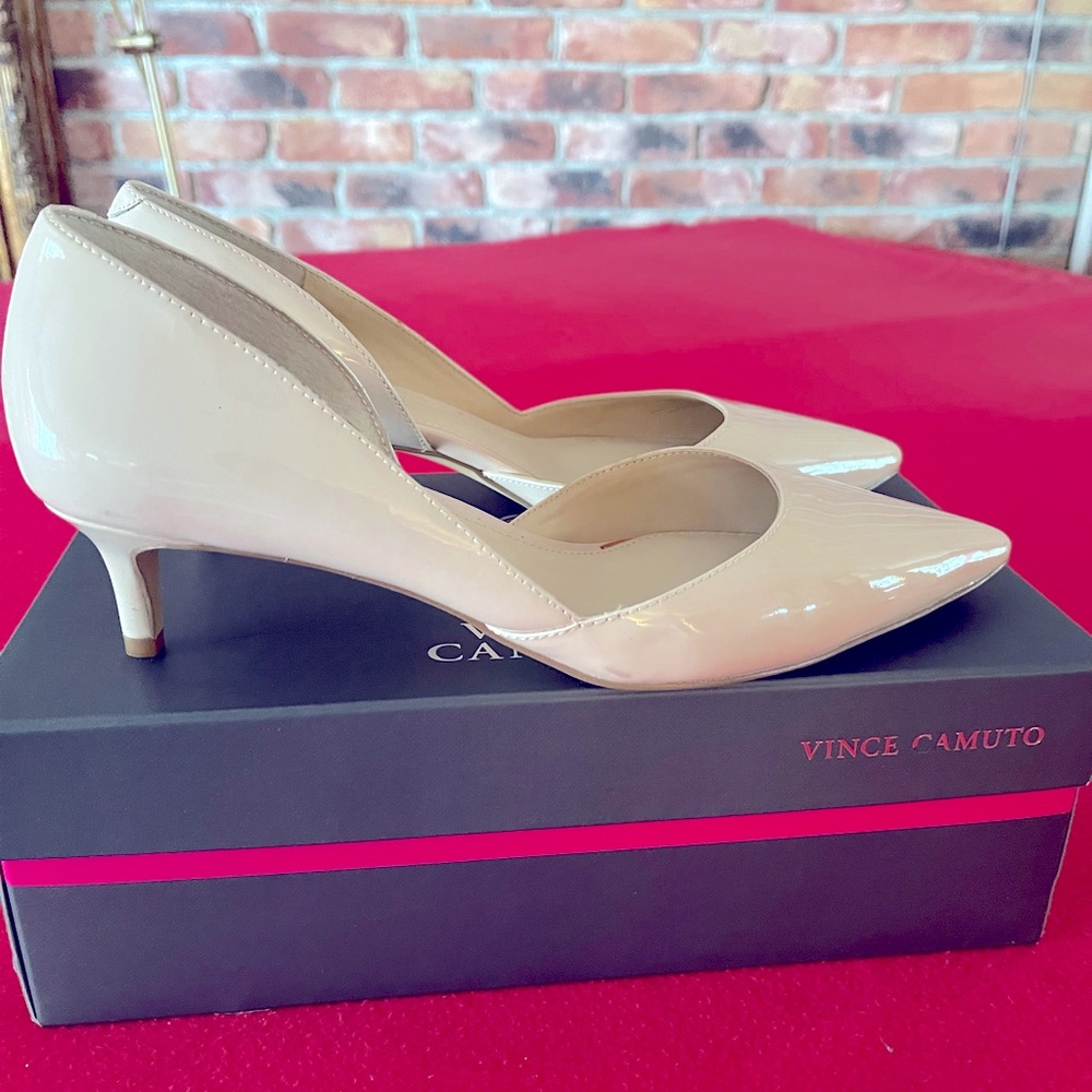 Vince Camuto Jordyna Patent Sea Shell Pink shoes
